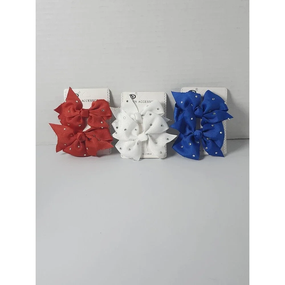 Lot Of 6 Hair Bows